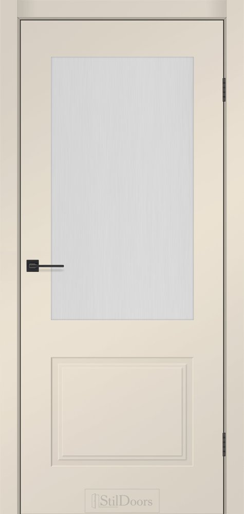 Двері STILDOORS Grazia Glass шампань RAL 1013 скло Сатін