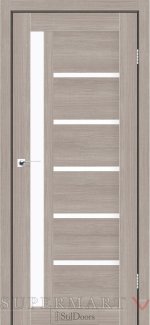 Двері STILDOORS Nice капучіно скло Сатін