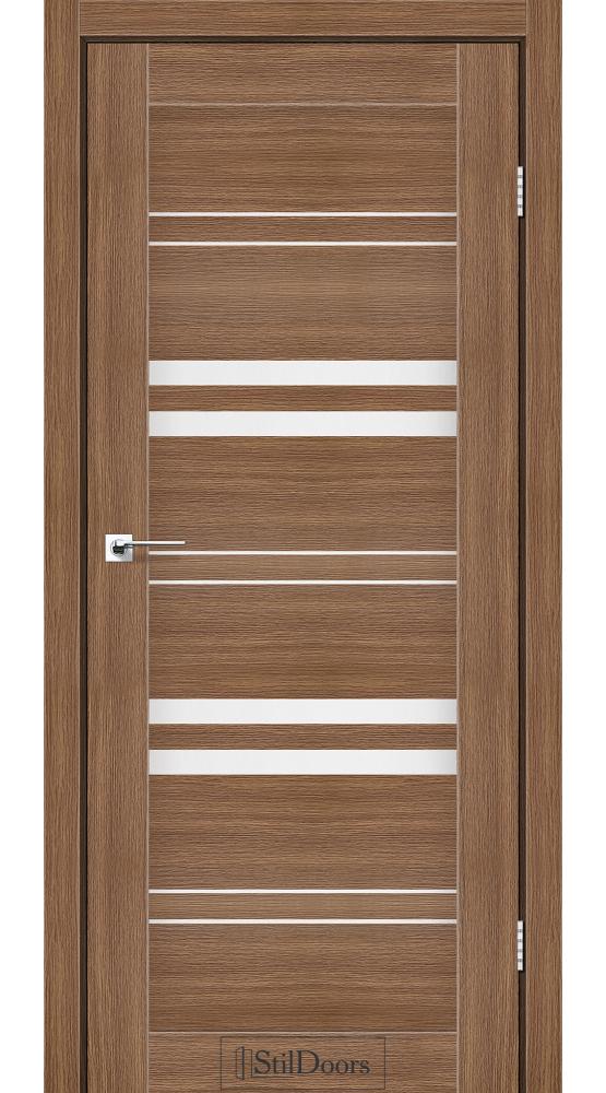 Двері STILDOORS Slovenia італійський горіх скло сатин